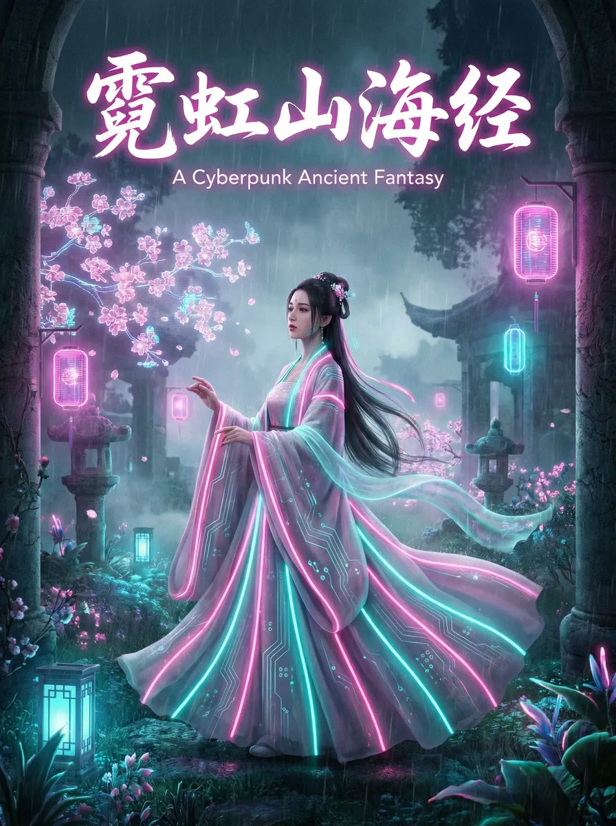 斗罗大陆美女隐私 古风奇缘短剧 - 霓虹山海经海报